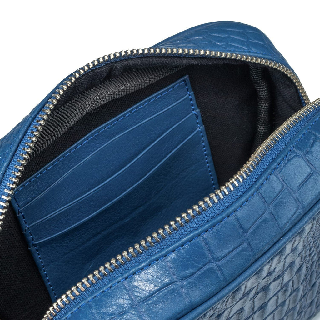 NECESER TORINO MINI COCODRILO AZUL