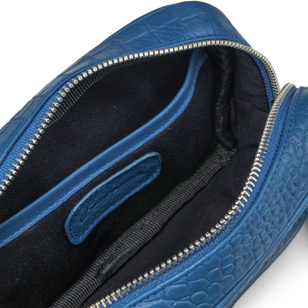 NECESER TORINO MINI COCODRILO AZUL