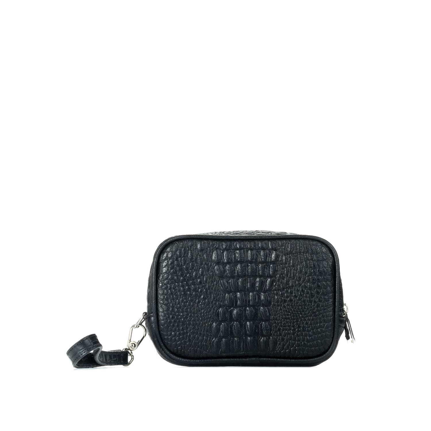 NECESER TORINO MINI COCODRILO NEGRO