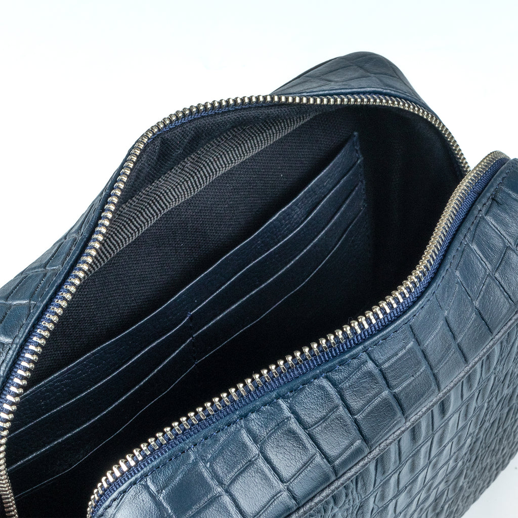 NECESER TORINO COCODRILO AZUL MARINO