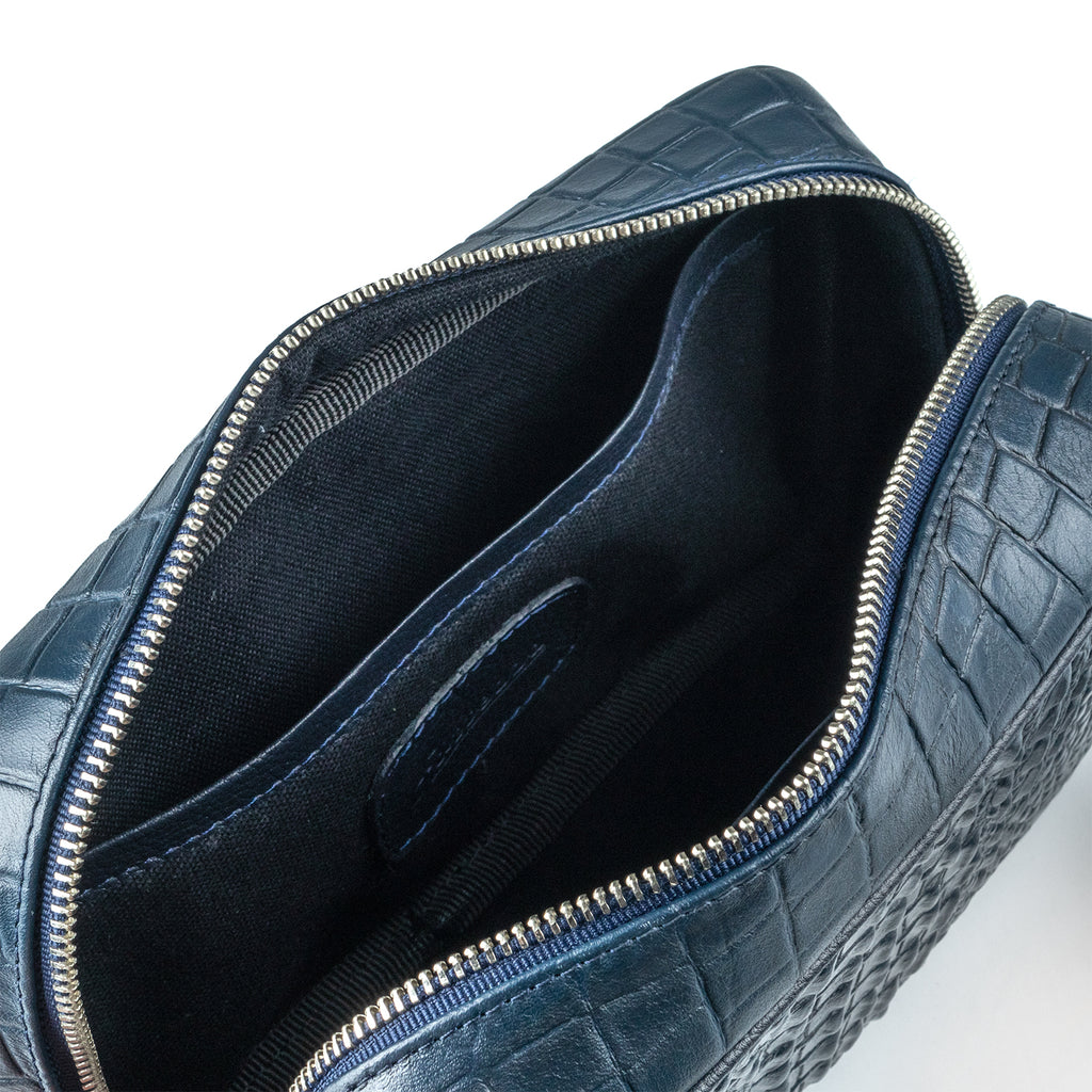 NECESER TORINO COCODRILO AZUL MARINO