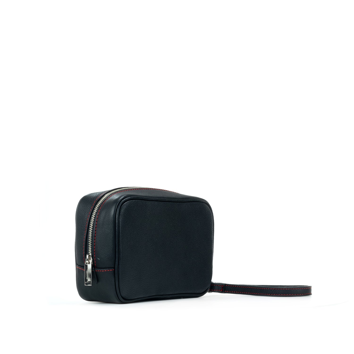 NECESER TORINO NEGRO CON COSTURAS ROJAS