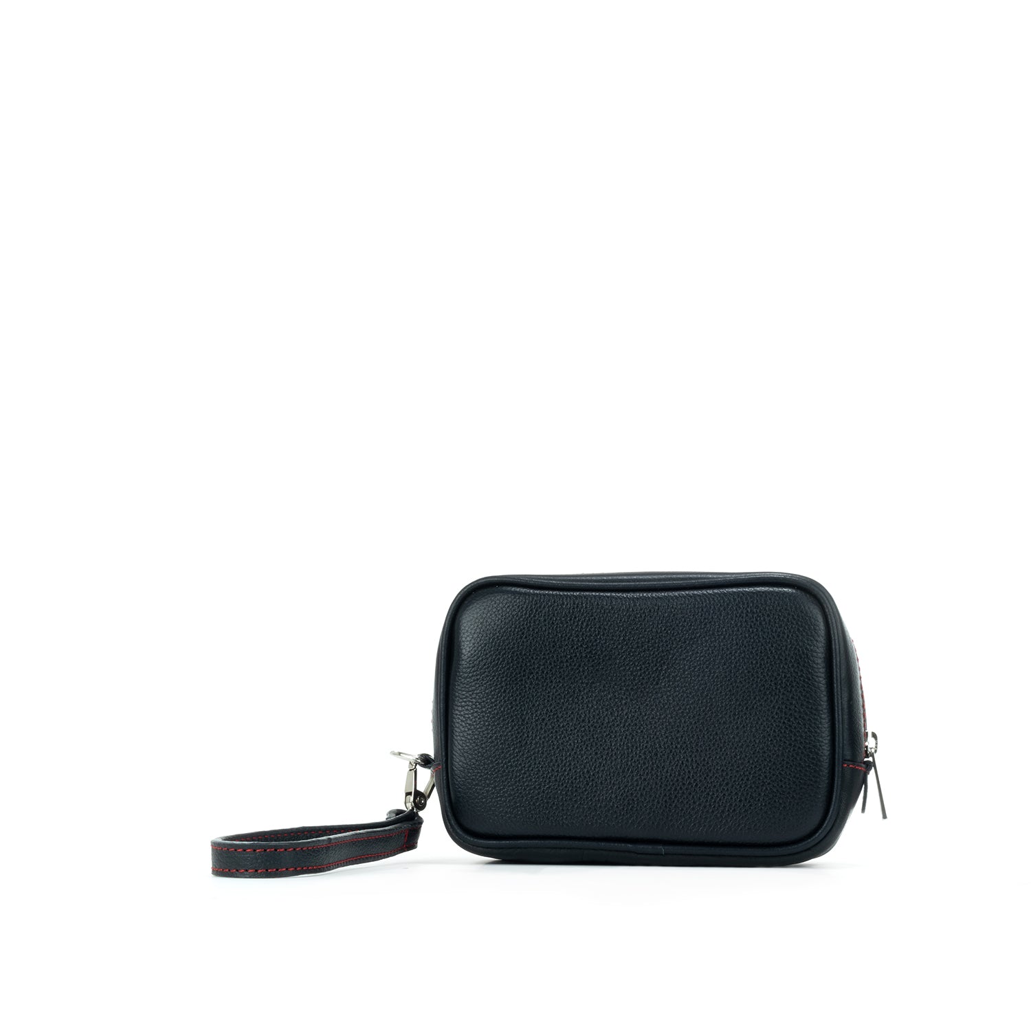 NECESER TORINO NEGRO CON COSTURAS ROJAS